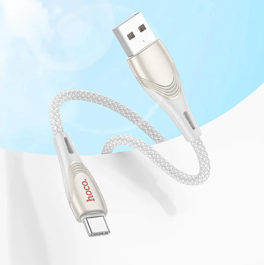 HOCO U133 USB-C Fast Charging Cable 3A 1.2m Braided NZ - Image 7