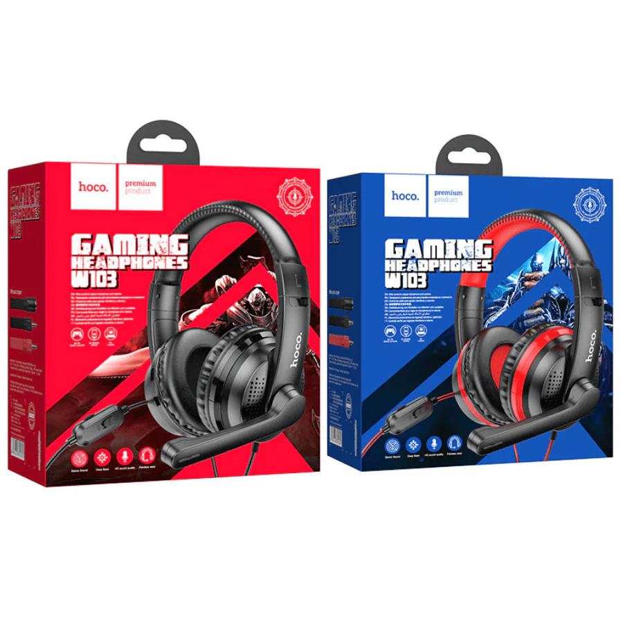 Hoco W103 Magic Tour Wired Headphones with Omnidirectional Microphone - Image 6