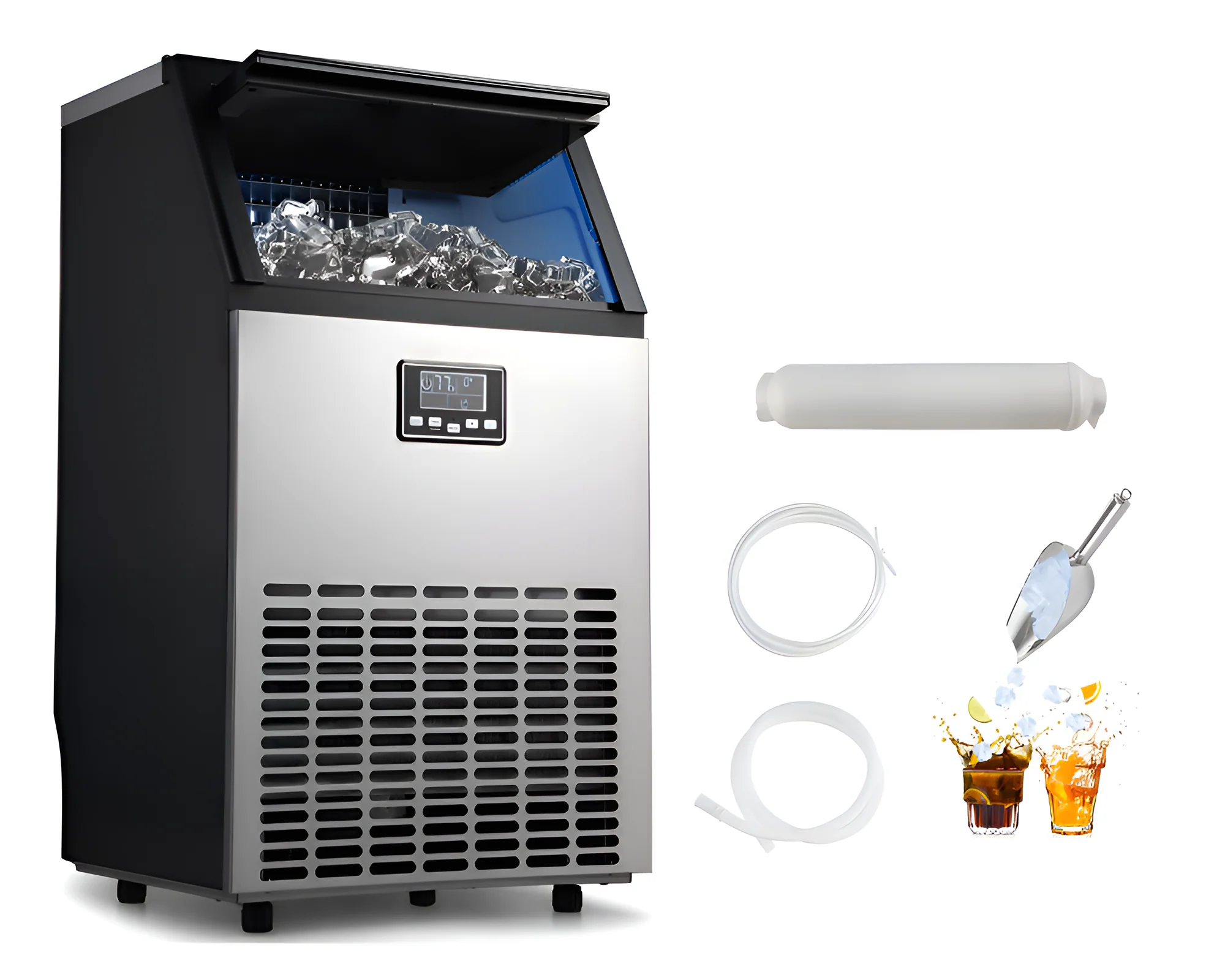 Home Commercial Bullet Ice Maker - Image 2