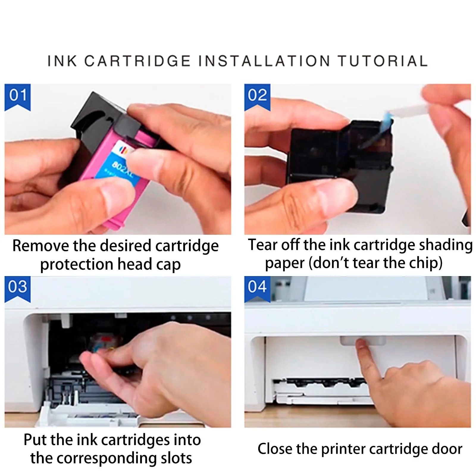 HP63 XLBK Compatible Ink Cartridge for HP Printer DeskJet 1110 1115 2130 2135 - Image 11