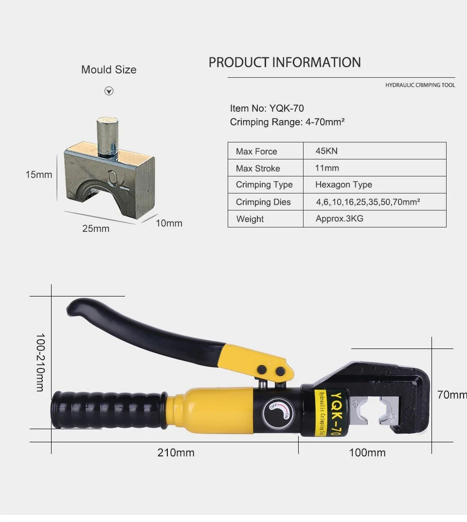 Hydraulic Crimp Crimper Tool - Image 8