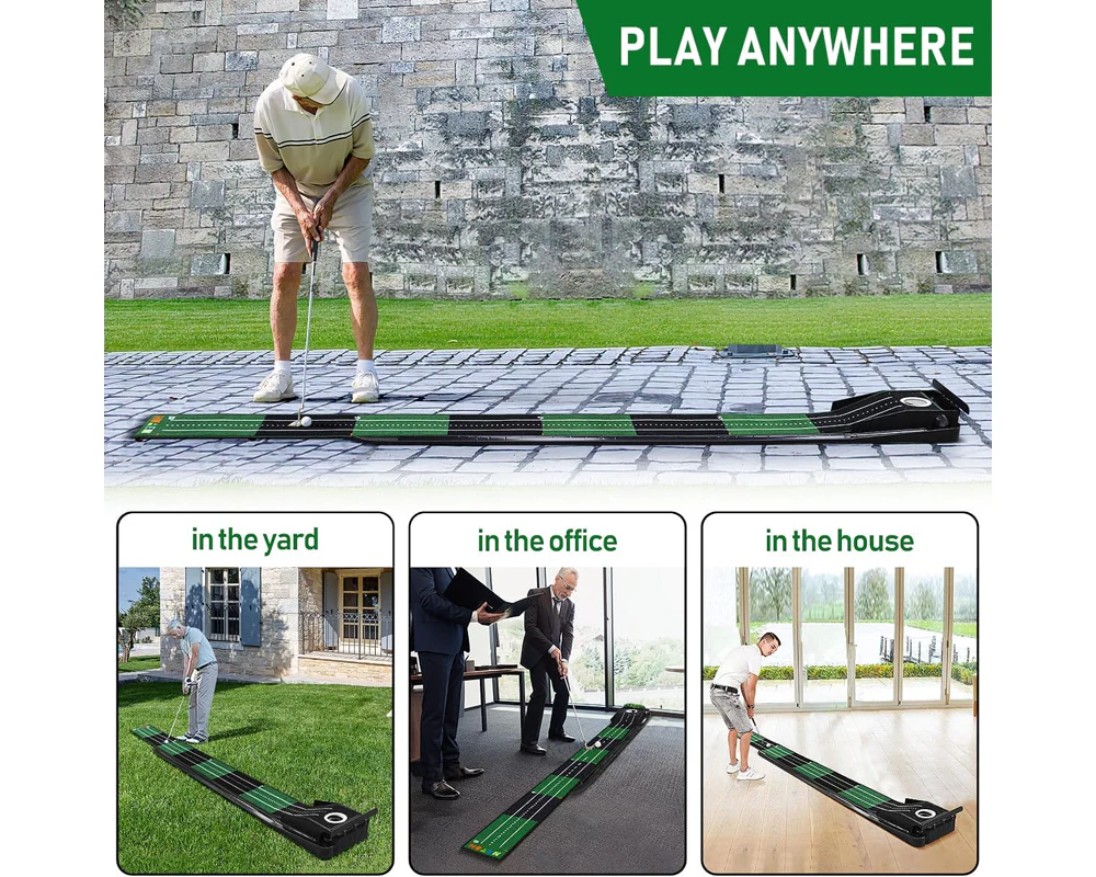 Indoor Outdoor Golf Practice Mat - Image 8
