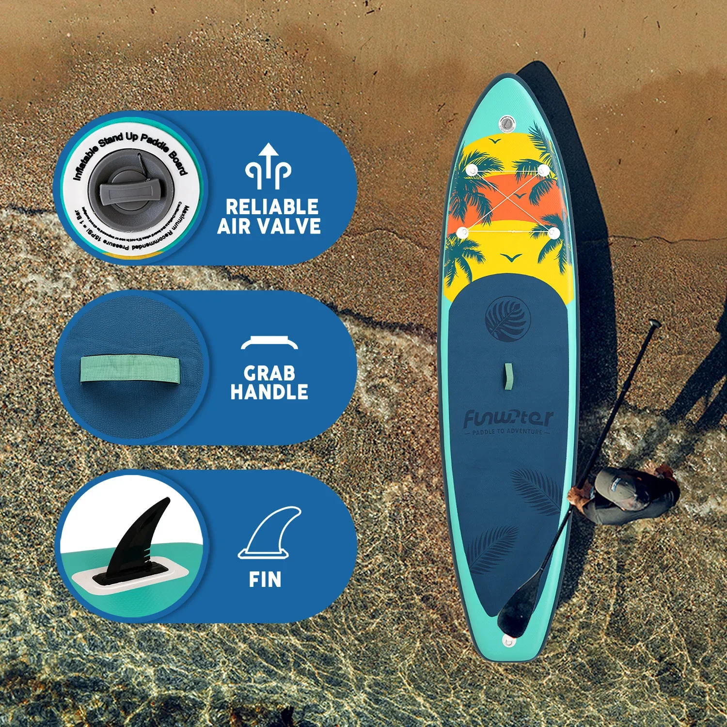 Inflatable Paddle Board SUP Board - Image 9