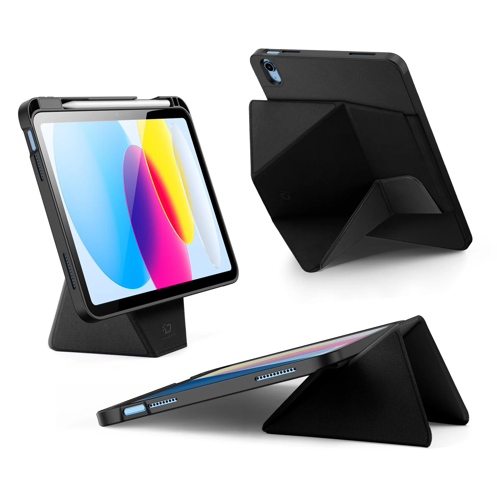 iPad 10 10th / 11 A16 (2025) Protective Case Cover With Apple Pencil Holder - Image 3