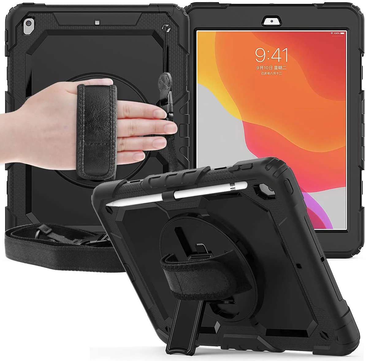 iPad 10.2 Case Rugged Shockproof Case - Image 5