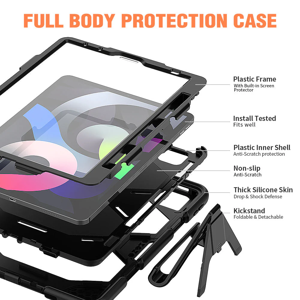 iPad 10.2 Case Rugged Shockproof Case - Image 3