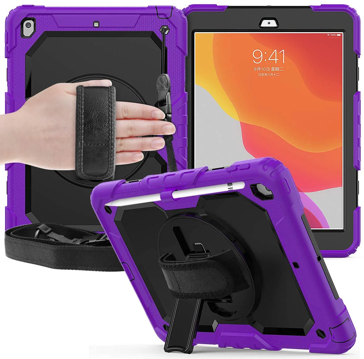 iPad 10.2 Case Rugged Shockproof Case - Image 7