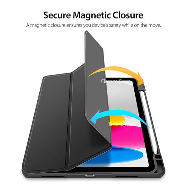 iPad 10th 10.9" 2022 / A16 2025 Flip Stand Protective Case With Pencil Holder - Image 4
