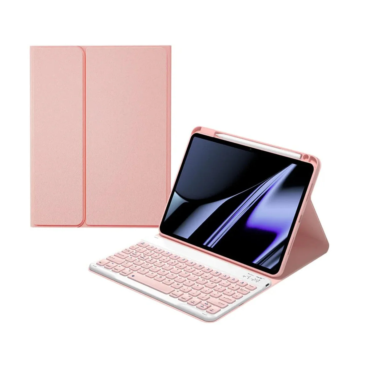 iPad 9th/8th/7th iPad Air 3/Pro 10.5 case with removable bluetooth keyboard - Image 2
