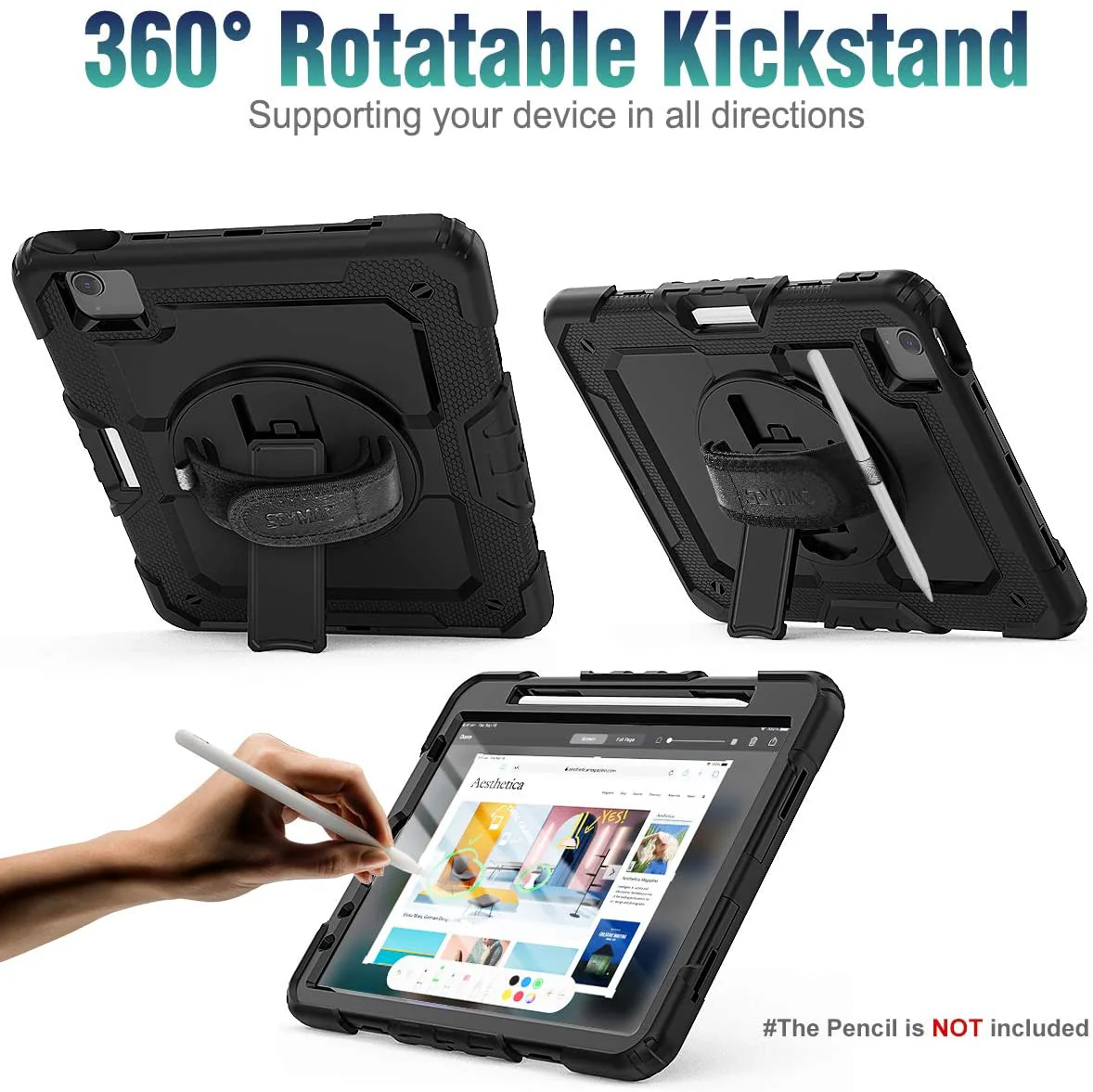 iPad Air 4 Case Rugged Shockproof Case - Image 3