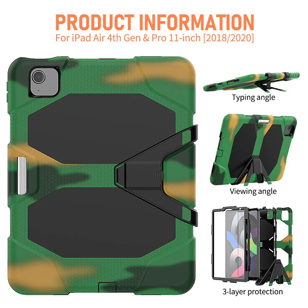 iPad Air 4 Case Rugged Shockproof Case - Image 4