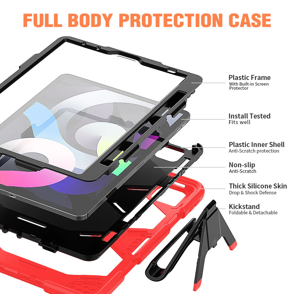 iPad Air 4 Case Rugged Shockproof Case - Image 3