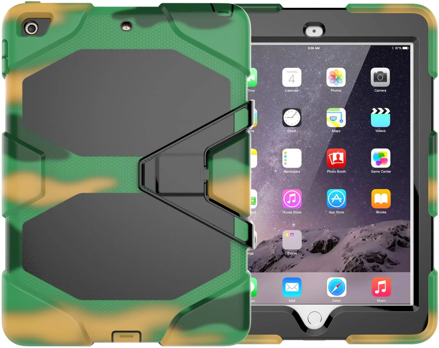 iPad Air Case Air 2 Case Cover Rugged Shockproof Case - Image 3