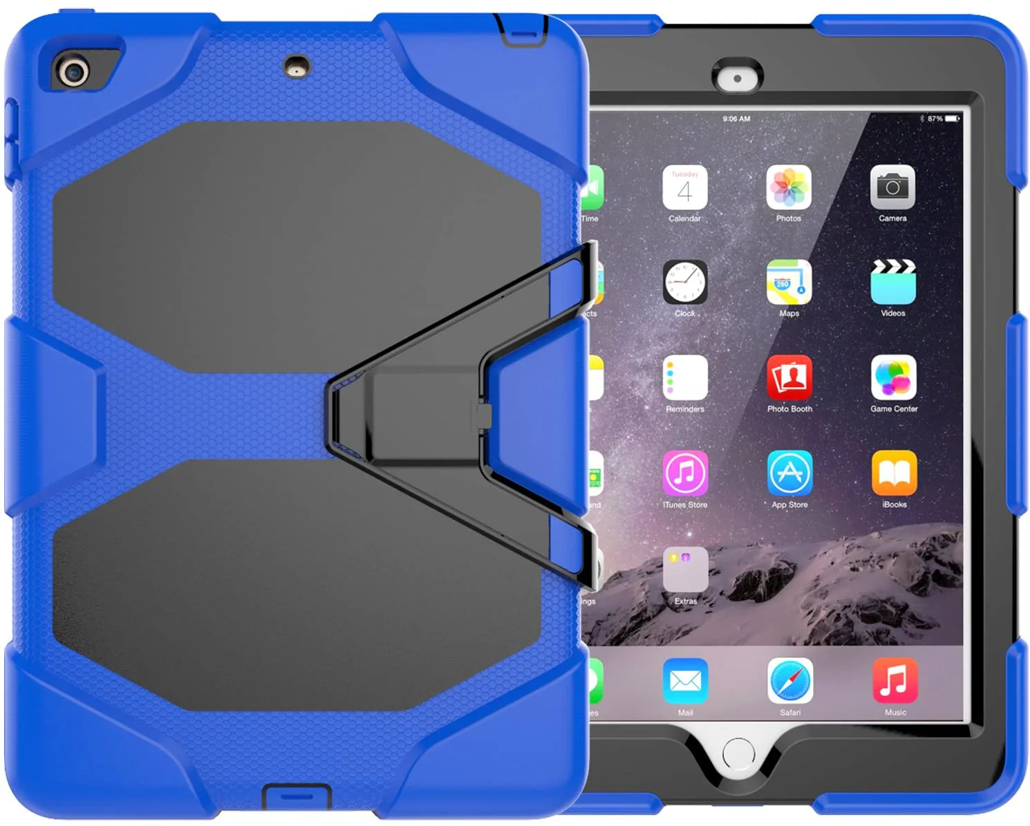 iPad Air Case Air 2 Case Cover Rugged Shockproof Case - Image 3