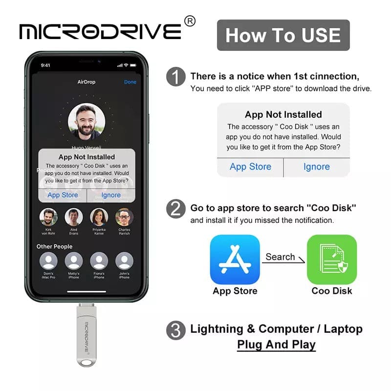 iPad / iPhone Flash Drive - 64GB - Image 4