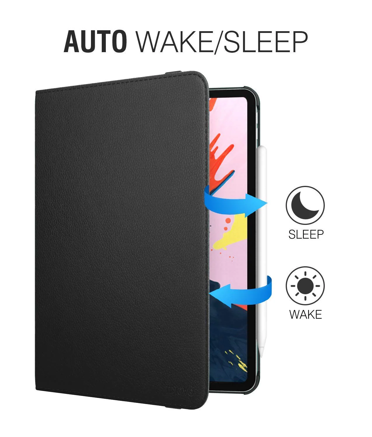 iPad Pro 11 Case 360 Degree Stand With Auto Wake Up/Sleep - Image 5