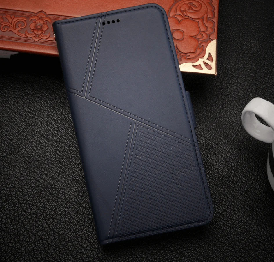 iPhone 11 Pro Flip Wallet Case Cowhide Finish Dot Pattern – 3 Card Slot & Back Magnet Closure - Image 3