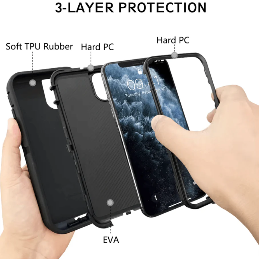iPhone 11 Pro Triple Layer Armor Hard Case - Image 5