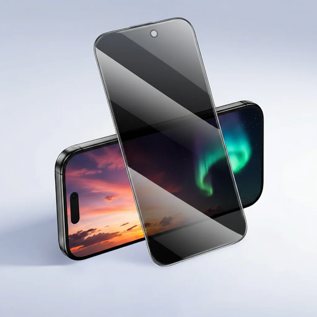 iPhone 14 Glass Privacy Screen Protector (2 Pack) - Image 3