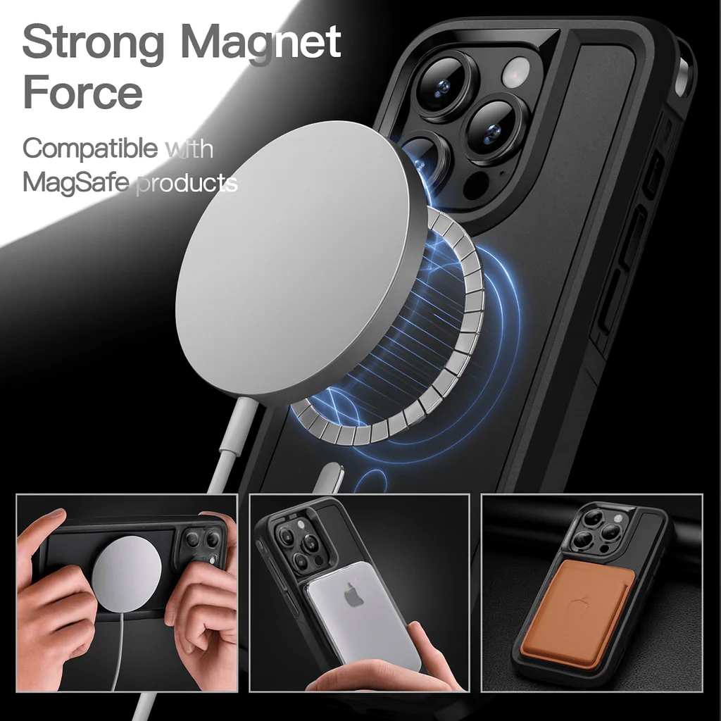 iPhone 14 Pro MagSafe Case – Rugged Shockproof Heavy Duty Cover - Image 5