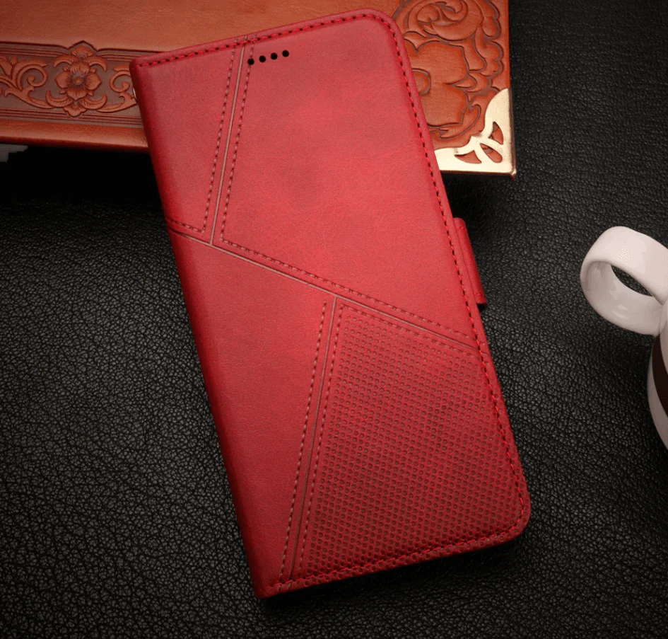 iPhone 15 Flip Wallet Case Cowhide Dot Pattern - Image 7