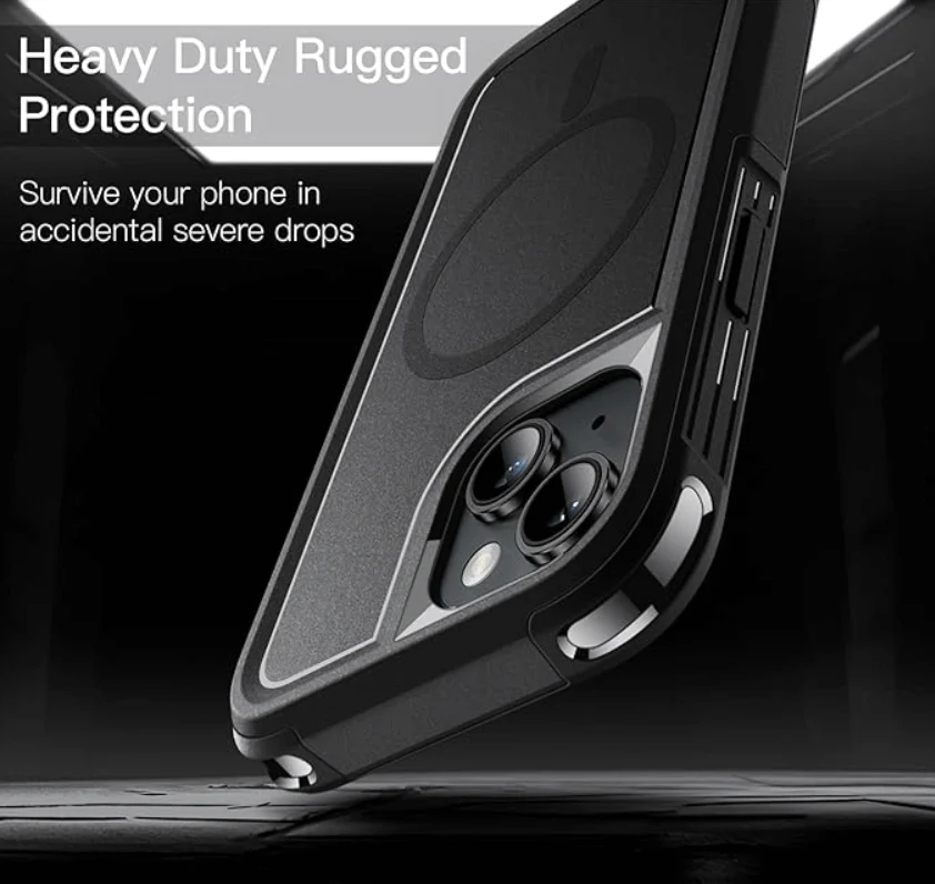 iPhone 15 MagSafe Case – Rugged Shockproof Heavy Duty Cover - Image 3