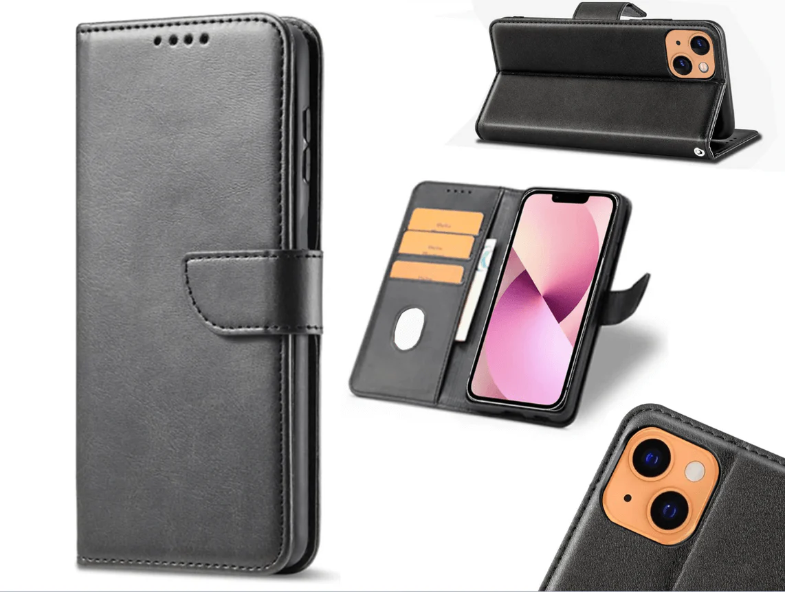 iPhone 15 Pro Max Wallet Case – Slim Leather Flip Cover with Card Holder - Image 6