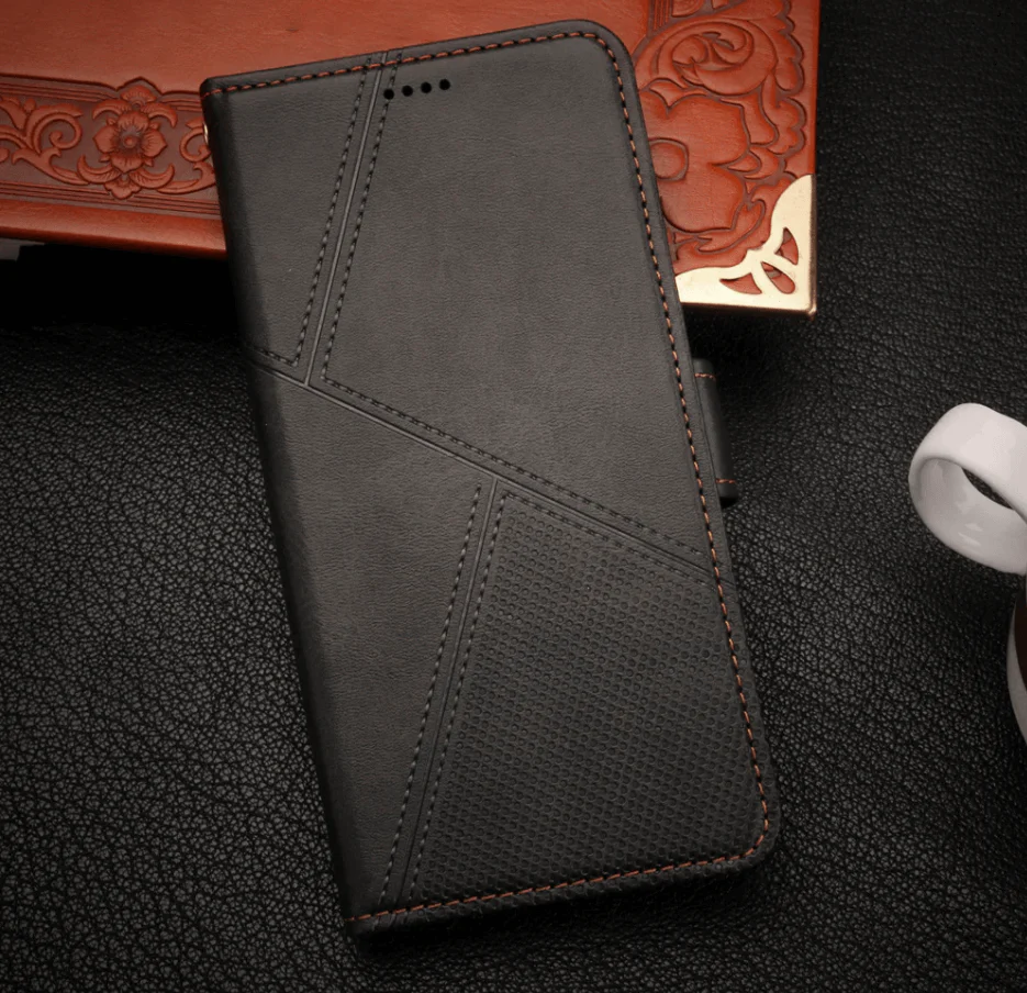 iPhone 16 Flip Wallet Case Cowhide Dot Pattern - Image 2