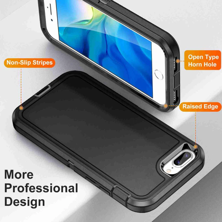 IPhone 8 Plus Triple Layer Armor Hard Case - Image 3