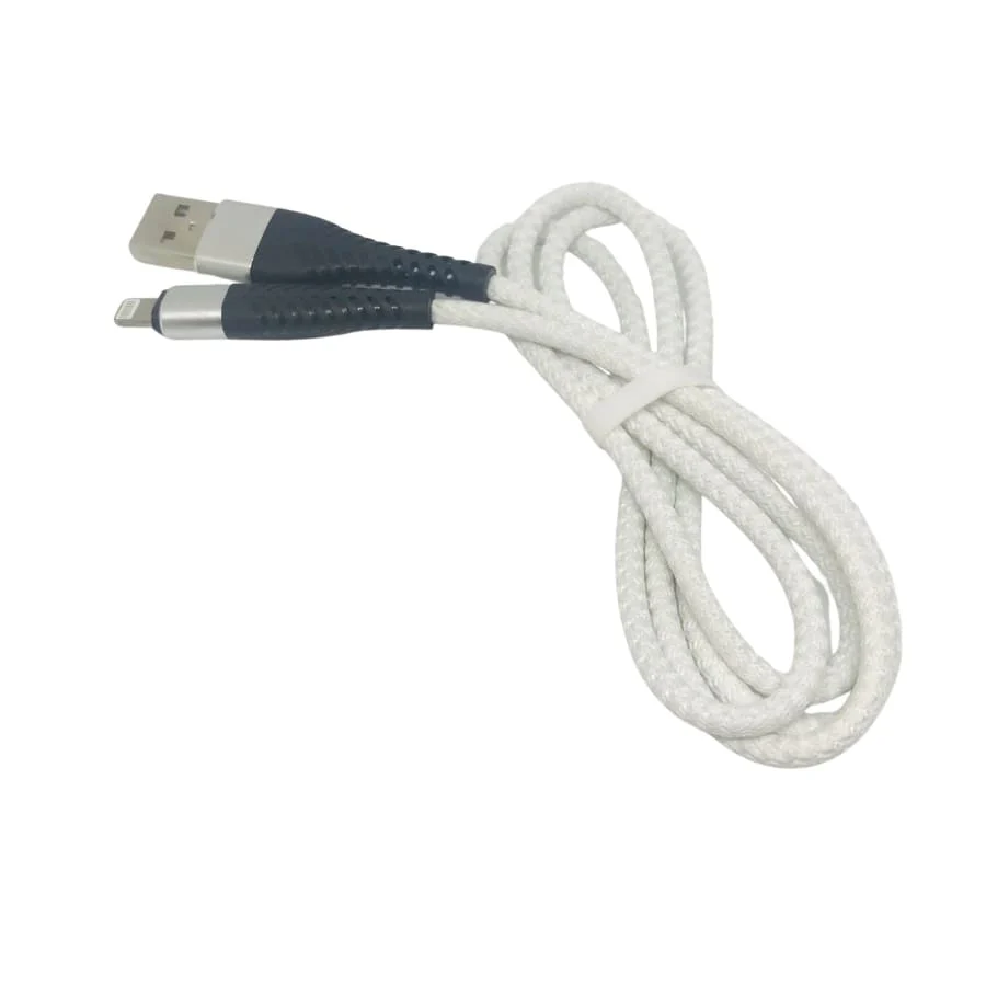 iPhone/iPad Charger Cable - 1m (Black & White) - Image 2
