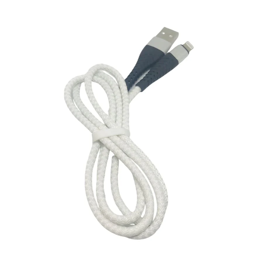 iPhone/iPad Charger Cable - 1m (Black & White) - Image 3