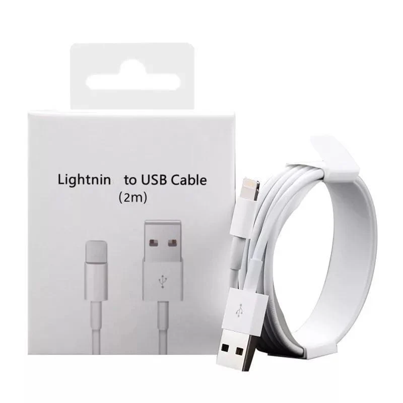 iPhone/iPad Charger Cable - 2m (White) - Image 2