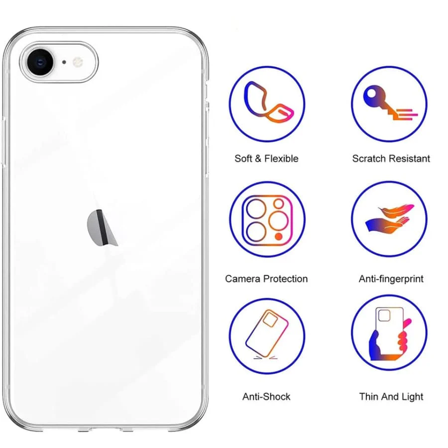 iPhone SE (3rd / 2nd Gen) Case (Clear) - Image 2