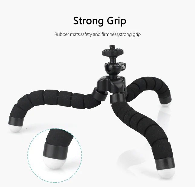 iPhone Tripod Mount Holder Stand + Bluetooth Selfie remote - Image 11