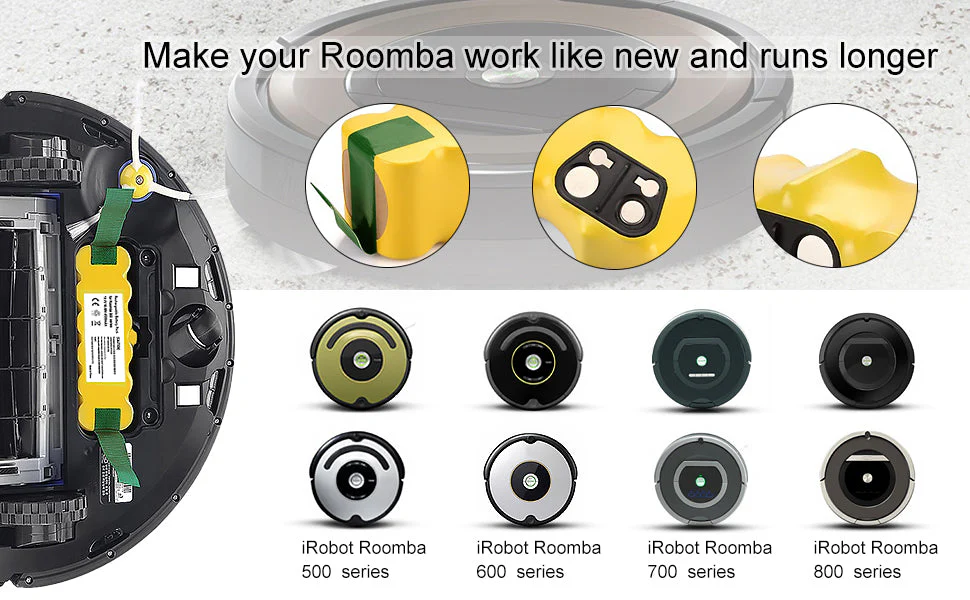 IRobot Roomba Replacement Battery 500 600 700 Series - Image 4