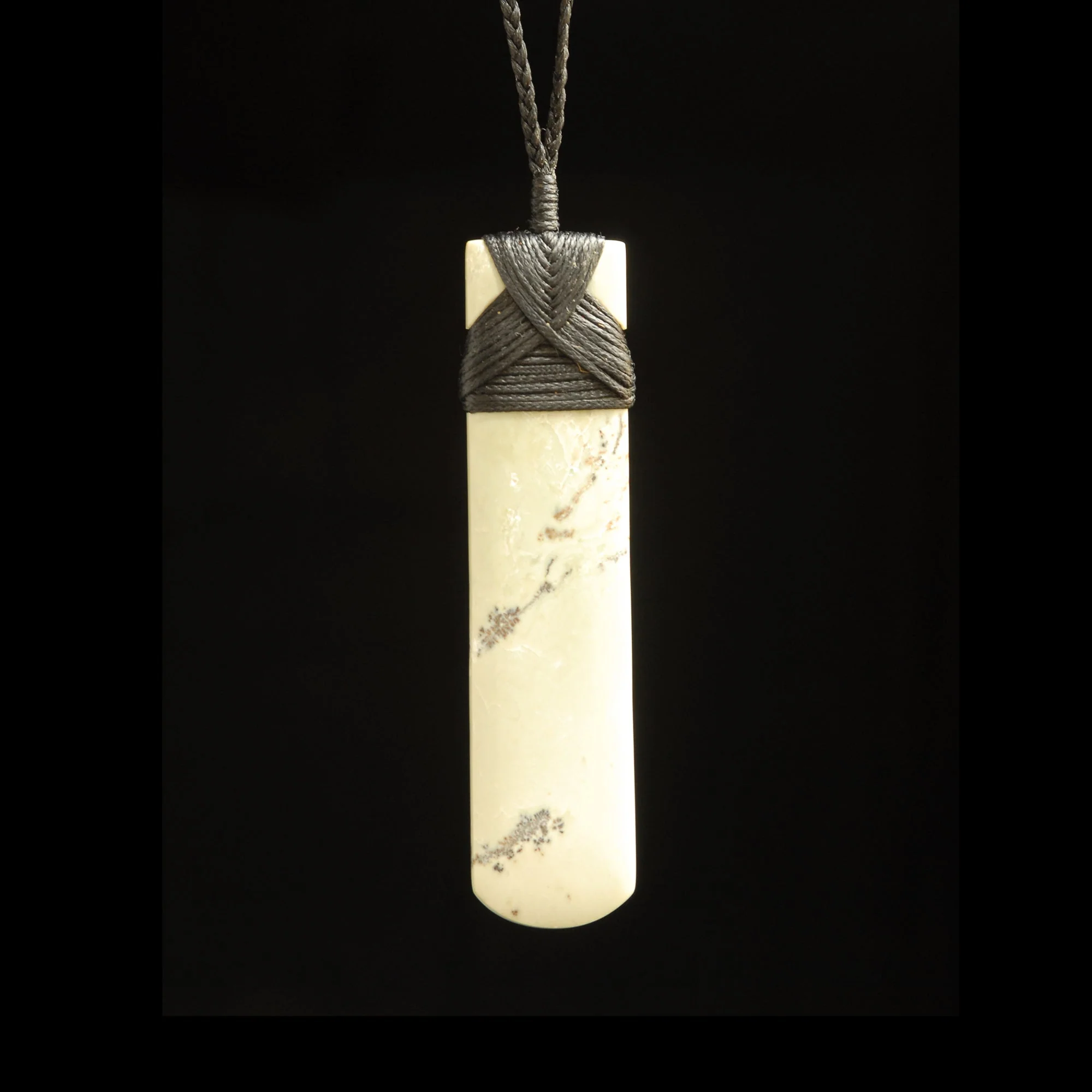 Jade Toki hand carved pendant by Nick and Mady Necklace