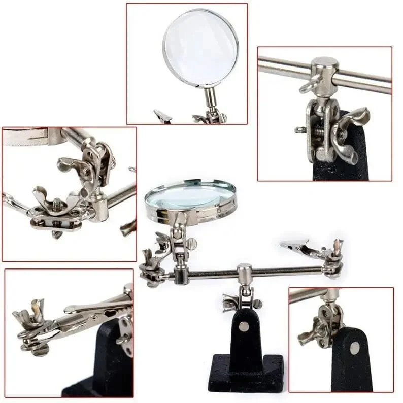 Jeweller, Modelling, Computer Repair Clamp & Magnifying Glass - Image 2