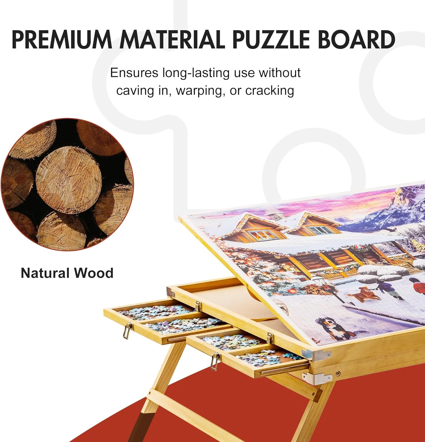 Jigsaw Puzzle Board Wooden 1500 pcs - Image 11