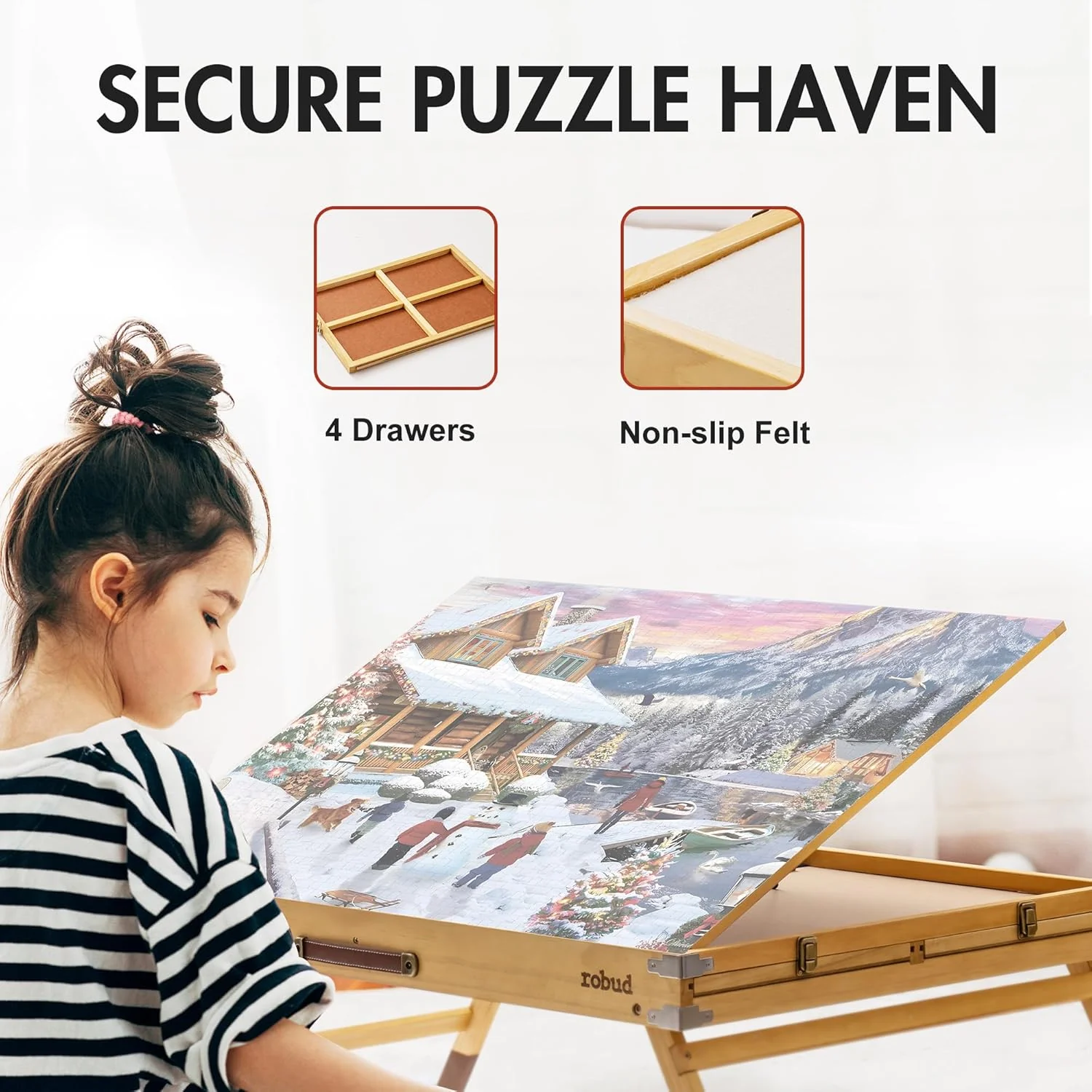 Jigsaw Puzzle Board Wooden 1500 pcs - Image 9