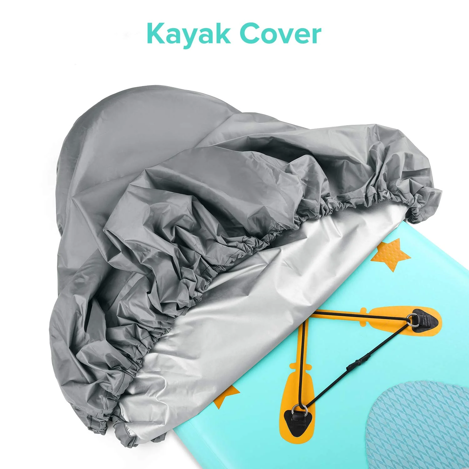 Kayak Cover Silver Outdoor Storage Cover - Image 6