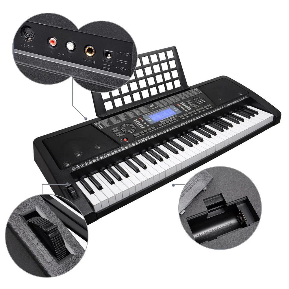 Keyboard Piano 61 Key with Z stand - Image 2