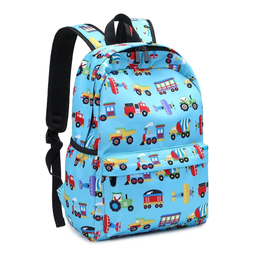 Kids Backpack & School Bag for Boys | Blue Mini Car - Image 2