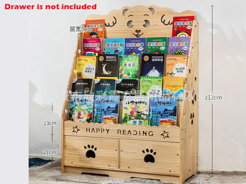 Kids Book Rack Storage Bookshelf - Image 3