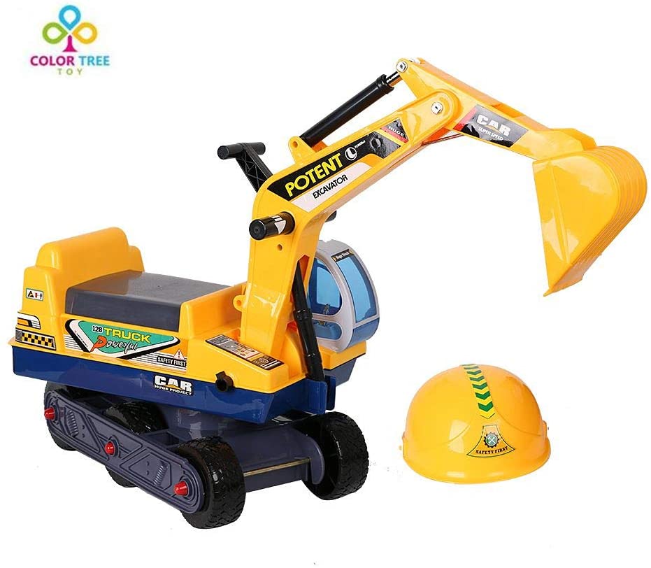 Kids Ride On Digger Excavator - Image 6