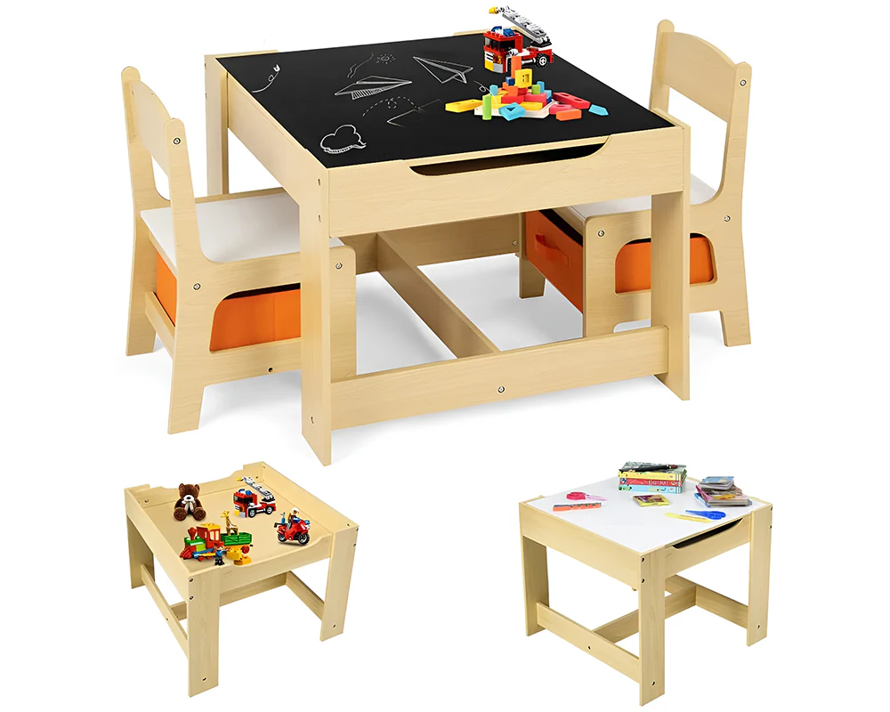 Table and Chairs Set - Study Desk - Image 3