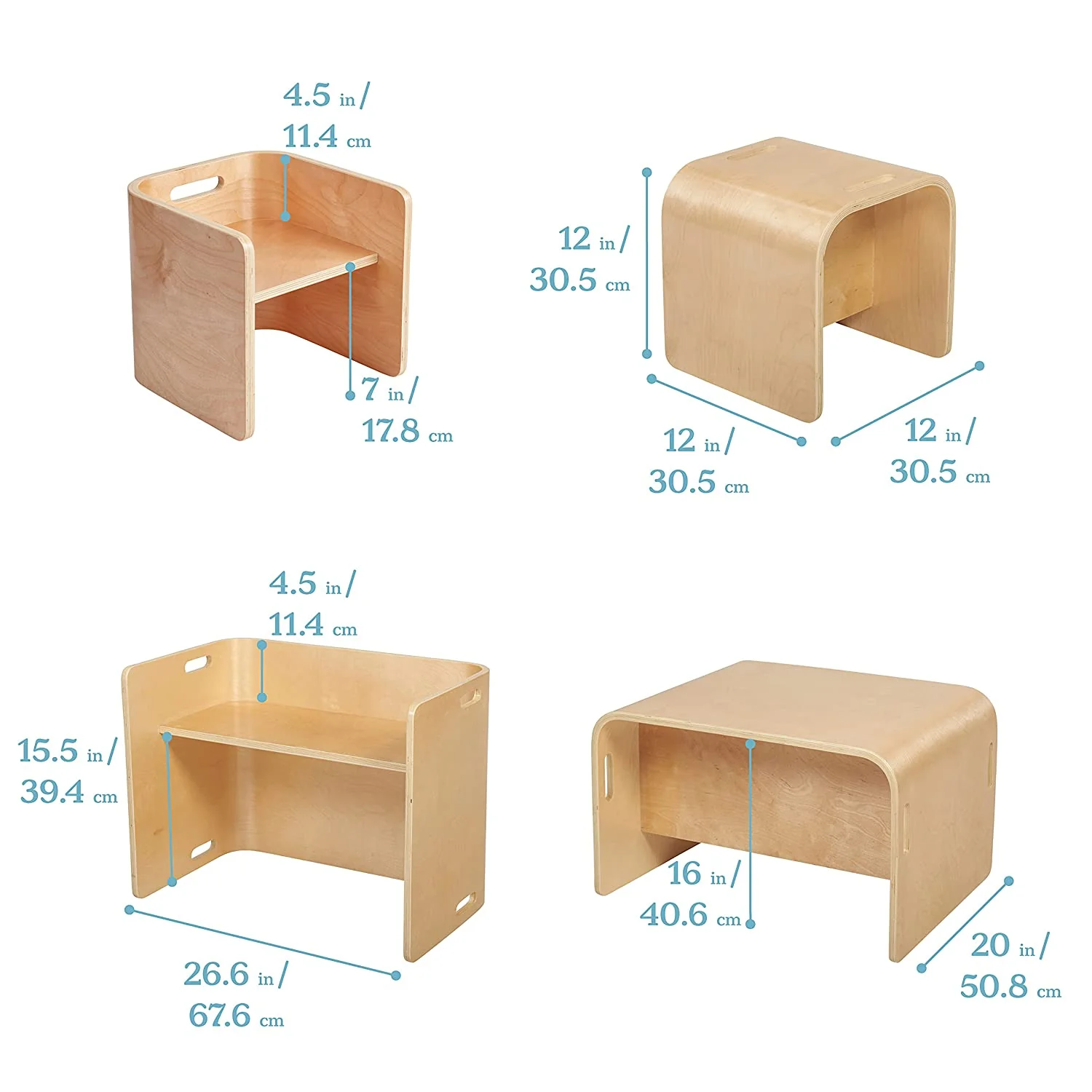 Kids Table and Chairs Set - Study Desk - Image 4