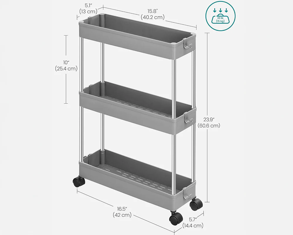 Kitchen Storage Trolley - Image 3