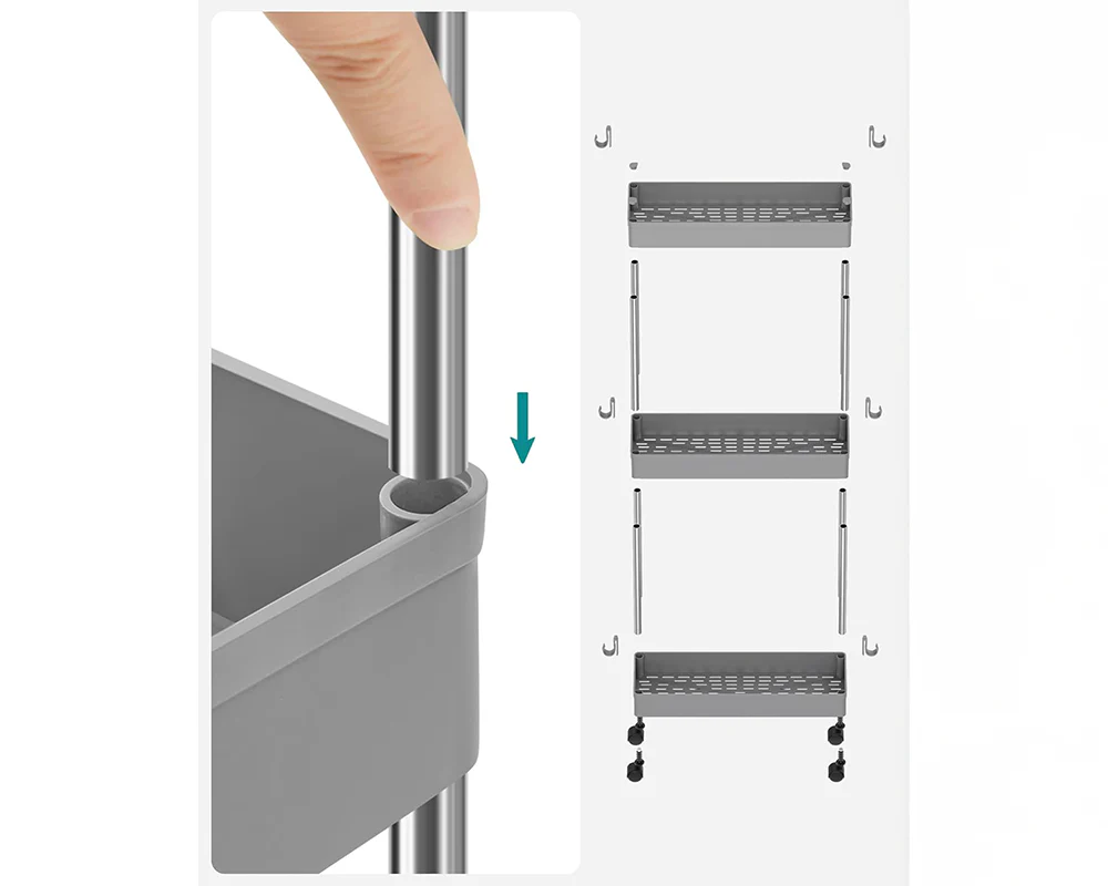 Kitchen Storage Trolley - Image 7