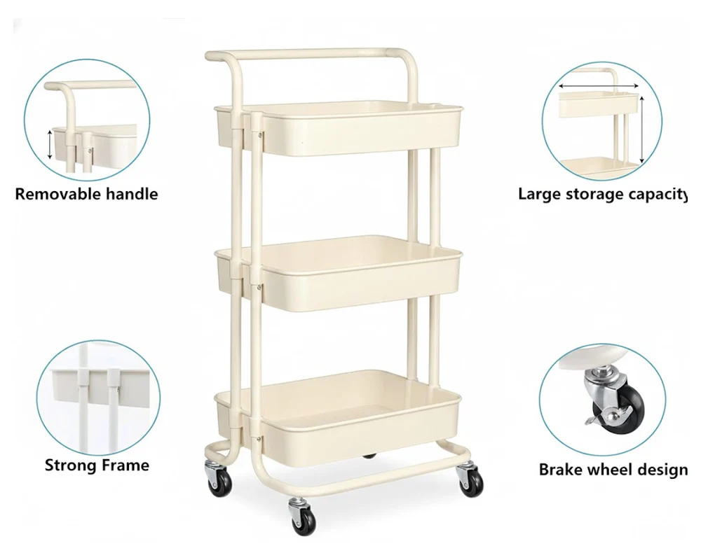 Kitchen Storage Trolley - Image 6
