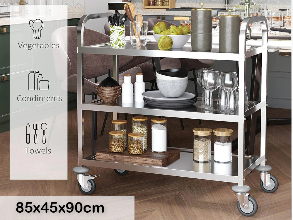 Kitchen Trolley 3 Layers - Image 9